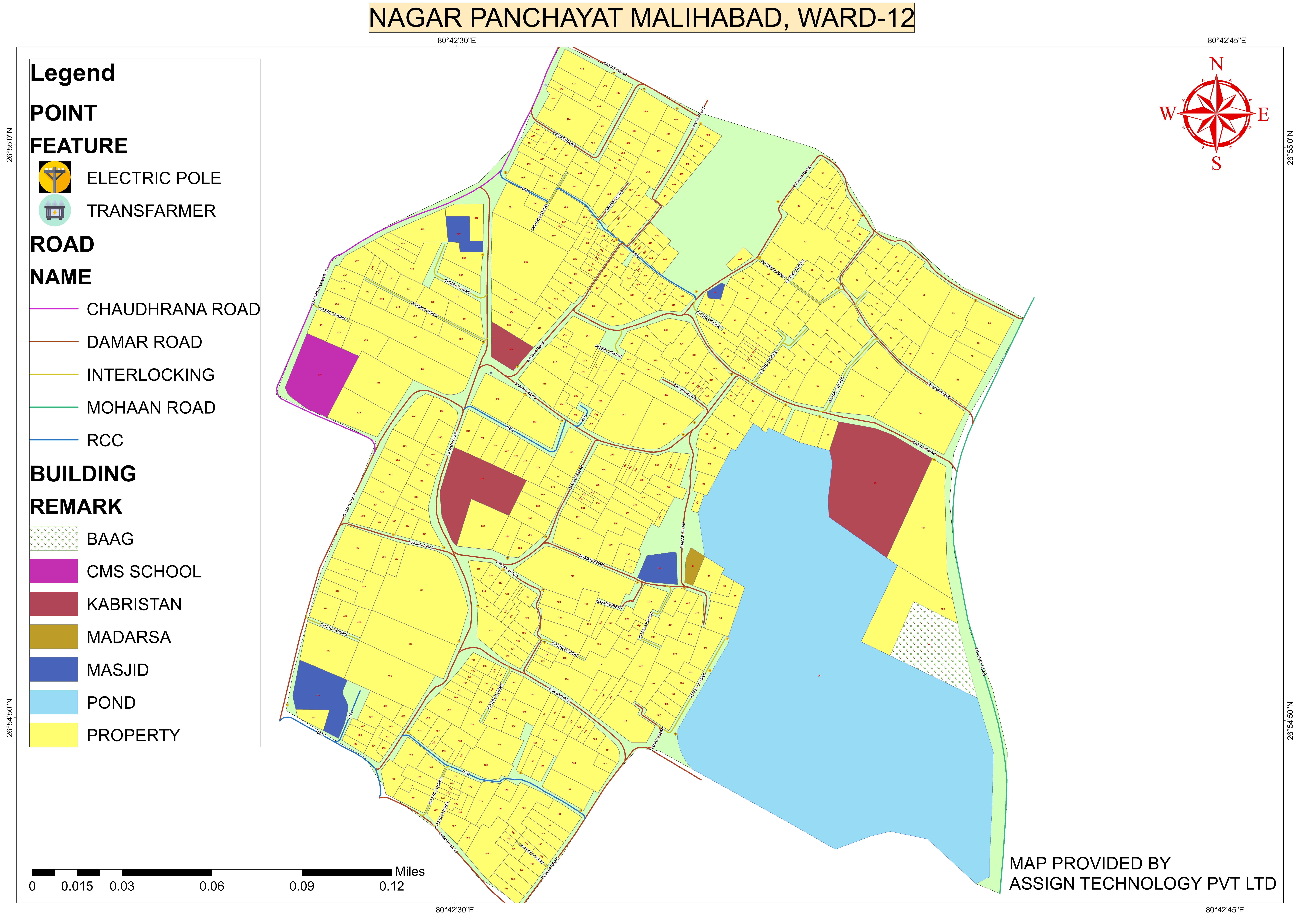 Map of Ward 1